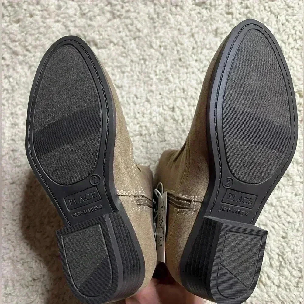 Girls Size 2 Children’s Place Tan Ankle Booties NWT
